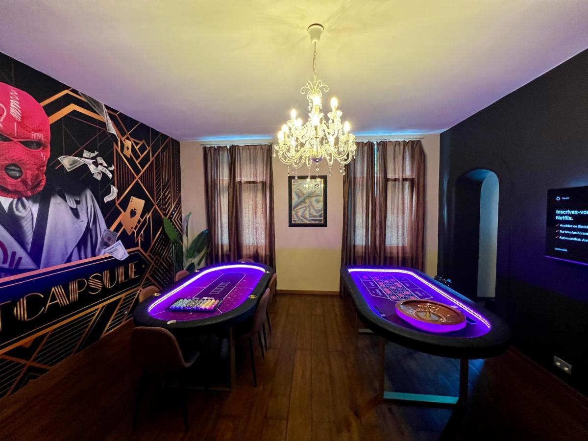 Capsule Casino - Jacuzzi - Billard - Netflix - Console & Jeux Apartment Mons Exterior photo