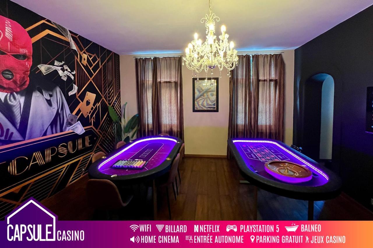 Capsule Casino - Jacuzzi - Billard - Netflix - Console & Jeux Apartment Mons Exterior photo